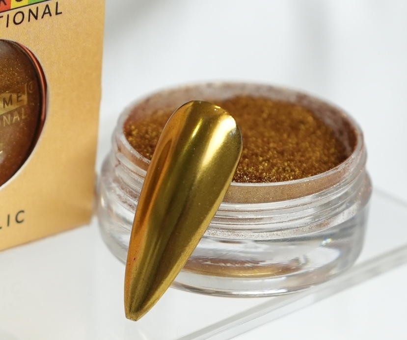 Metallic Chrome -Golden Glow